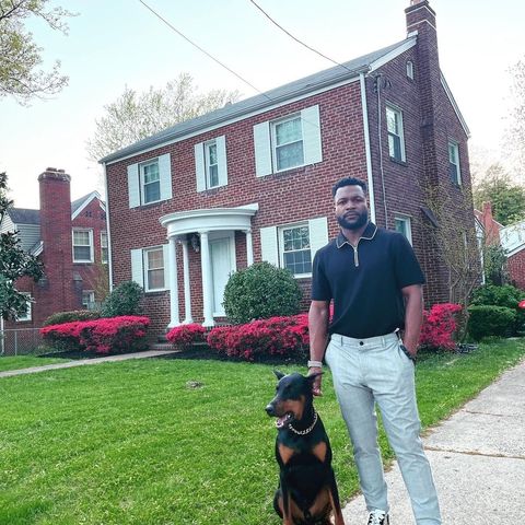 Terrance Leonard, pictured in front of the home he recently bought in Washington, D.C.