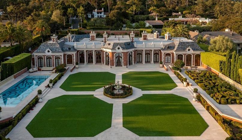 Secure Montecito estate inspired by Versailles