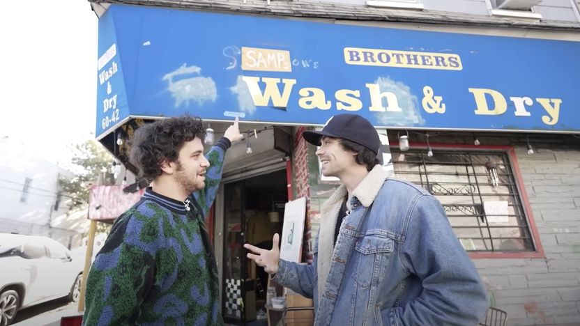 Caleb Simpson meets a New Yorker who lives in a former laundromat.