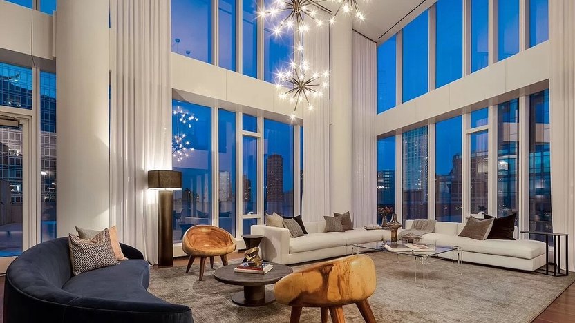 Jennifer Lopez's hit movie "Hustlers" filmed a scene in this living room styled by Eisen.