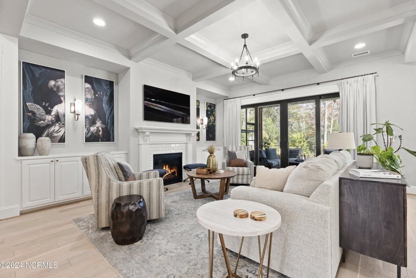 living room in HGTV Smart Home 2022
